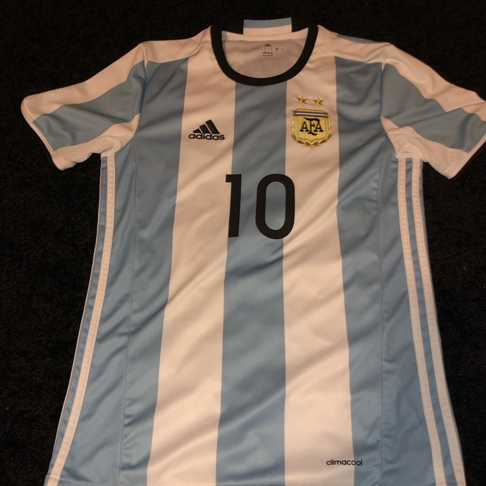 Adidas Messi Argentina home jersey